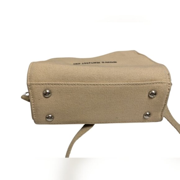 Brandon Blackwood ESR End Systemic Racism Canvas Tan Crossbody Mini Tote Bag - Picture 4 of 13